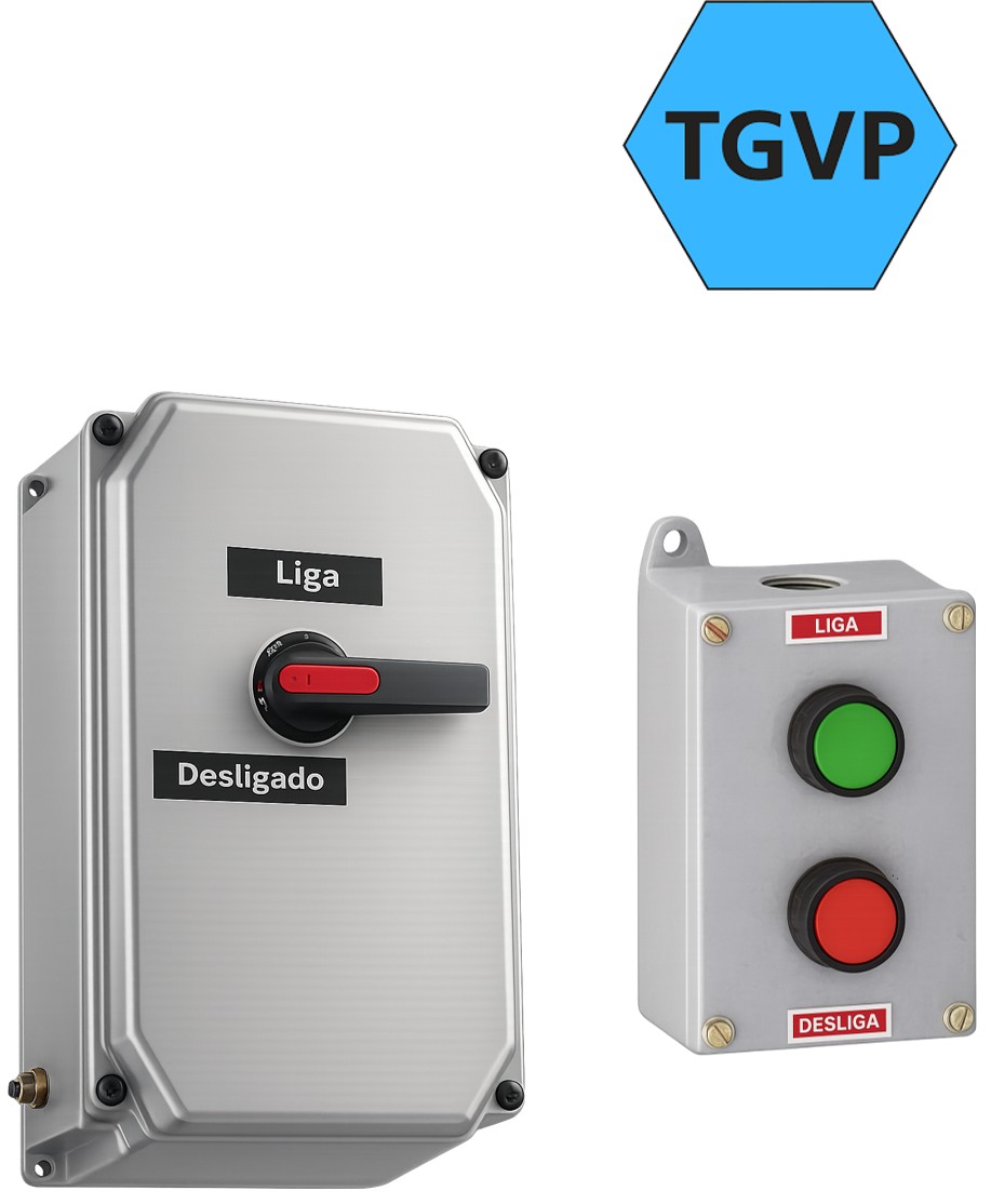 Botoeira com alavanca fundida em alumínio TGVP