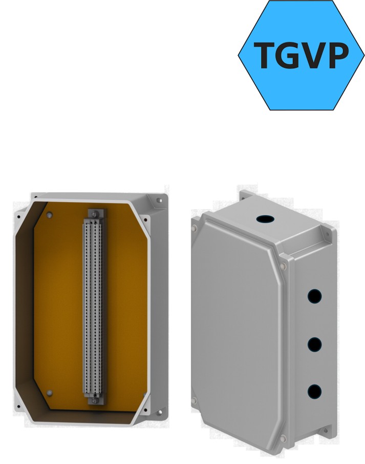 Caixa fundida em alumínio TGVP