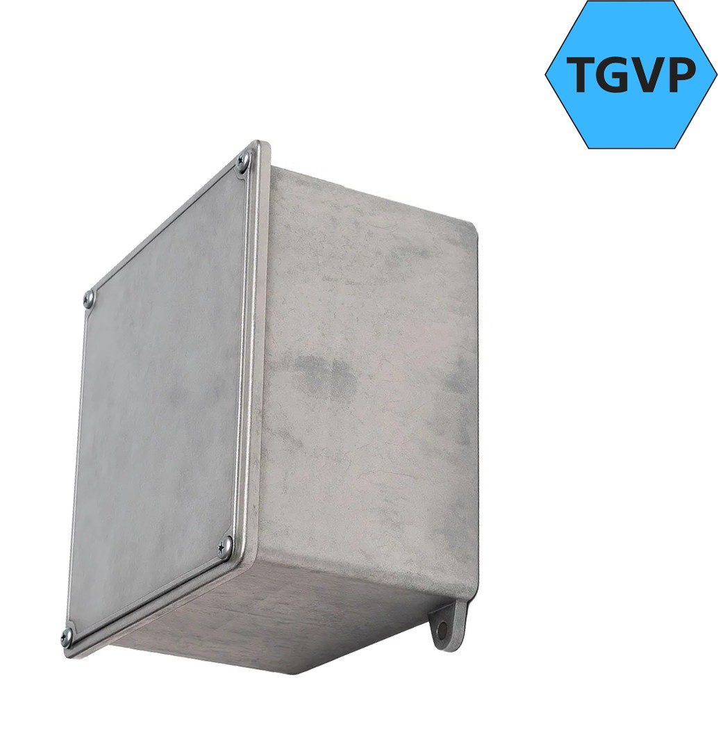 Caixa piso fundida em alumínio TGVP