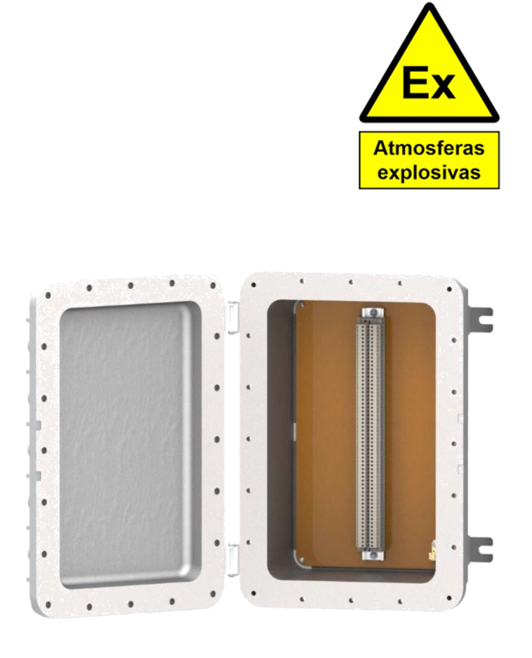 Caixa retangular Exd Montada