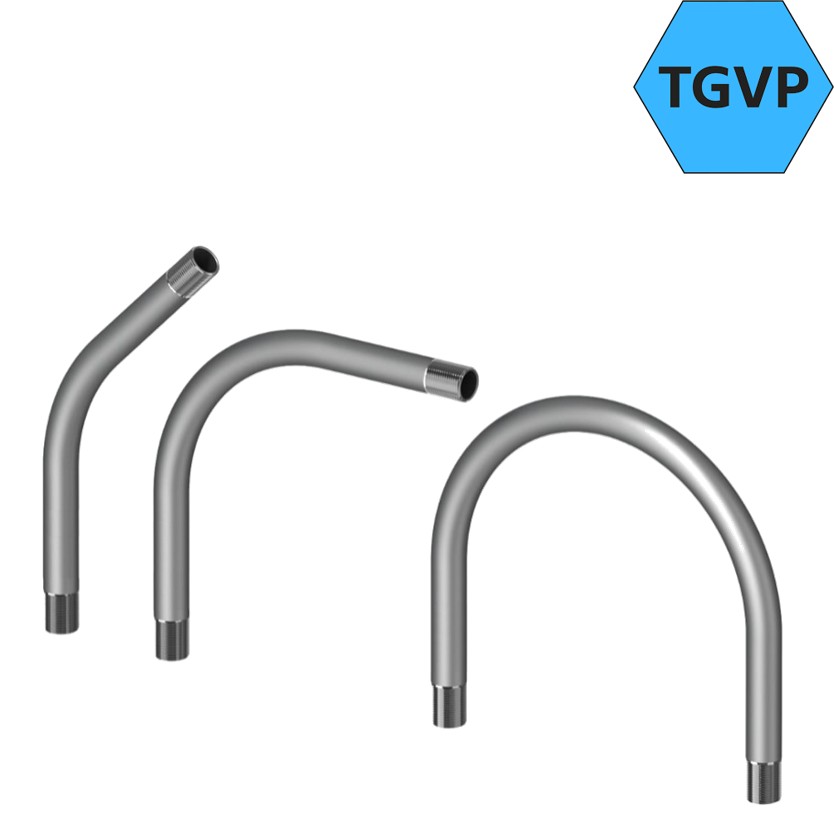 Curva 45º, Curva 90º e Curva 180º para instalação pesada - TGVP