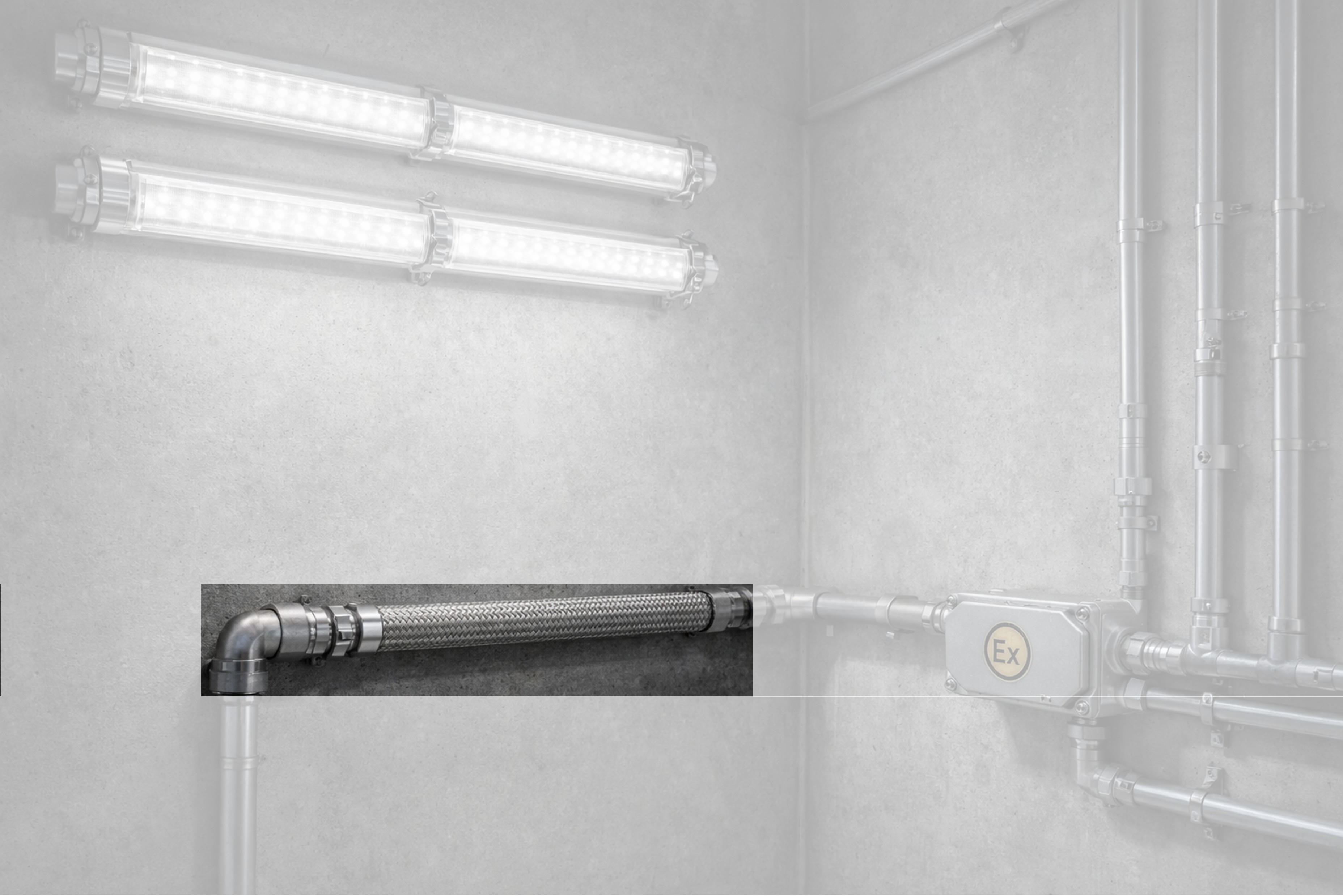 Montagem e aplicação de eletroduto flexível