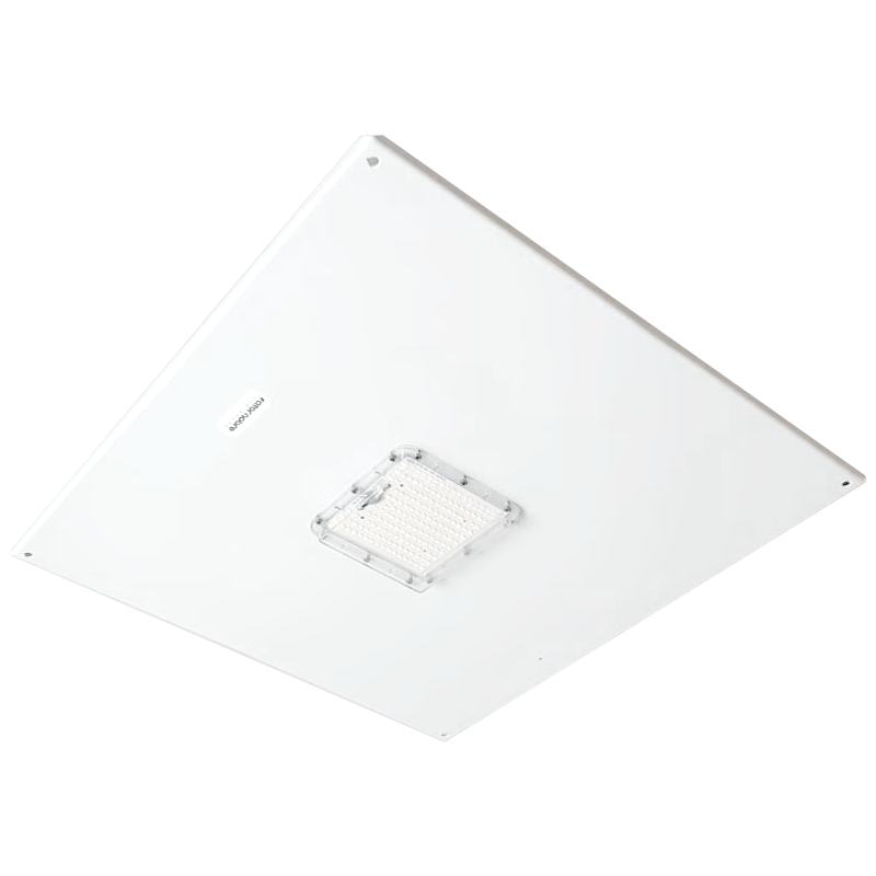 Luminária chapa posto de led