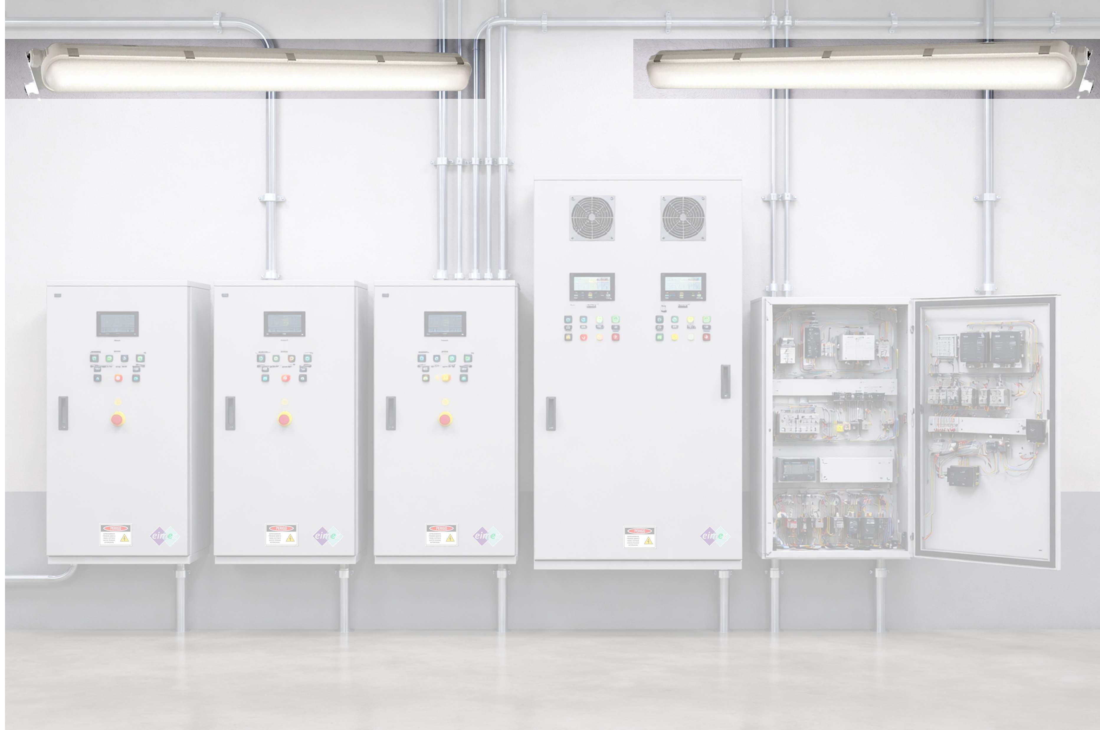 Aplicação da luminária Hermética