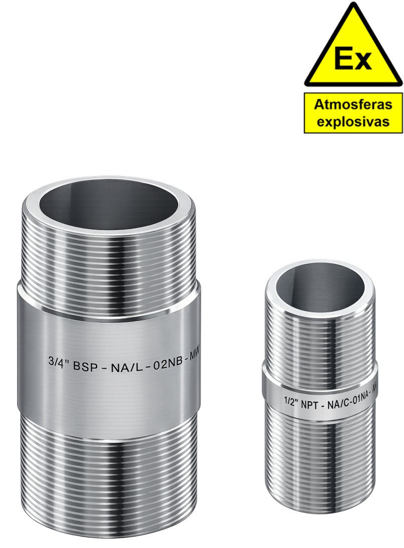 Niple curto e longo Ex