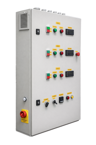 Painel elétrico de comando